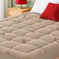 Pillow Top de Bambu Refrescante na cor Bege